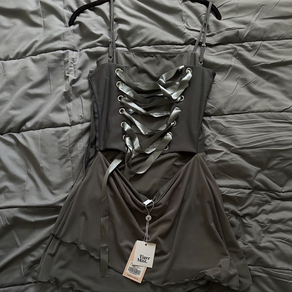Tiger Mist grey Wynn dress - Picture 4 of 10